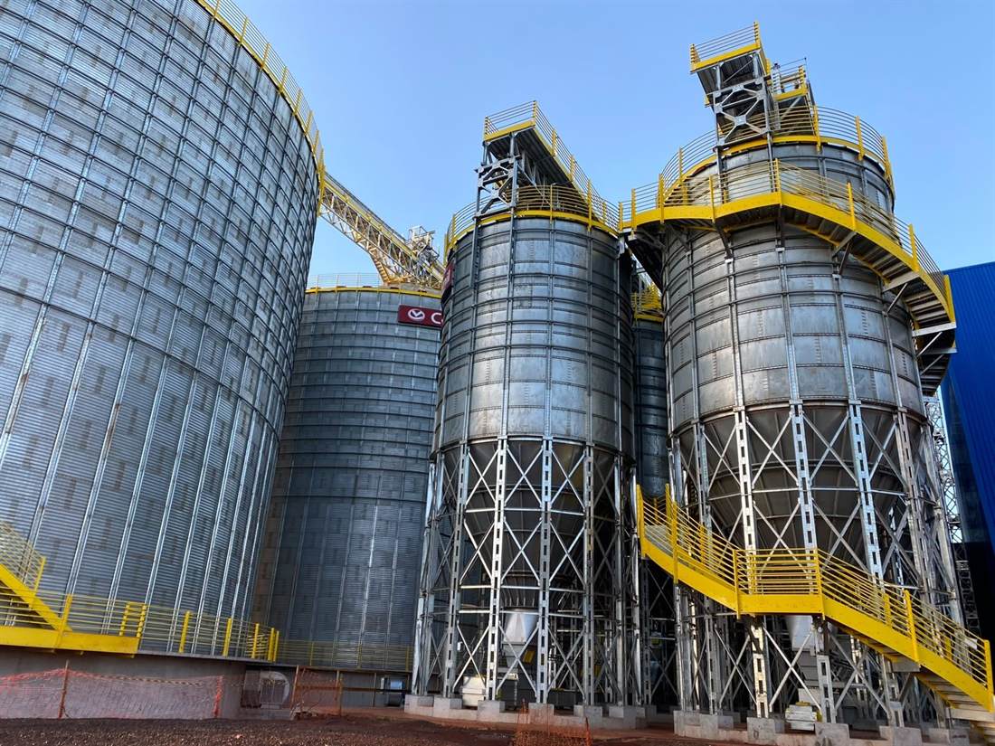 Obra completa — transportadores, DDGS e silos — Inpasa, Luís Eduardo Magalhães/BA — imagem 6