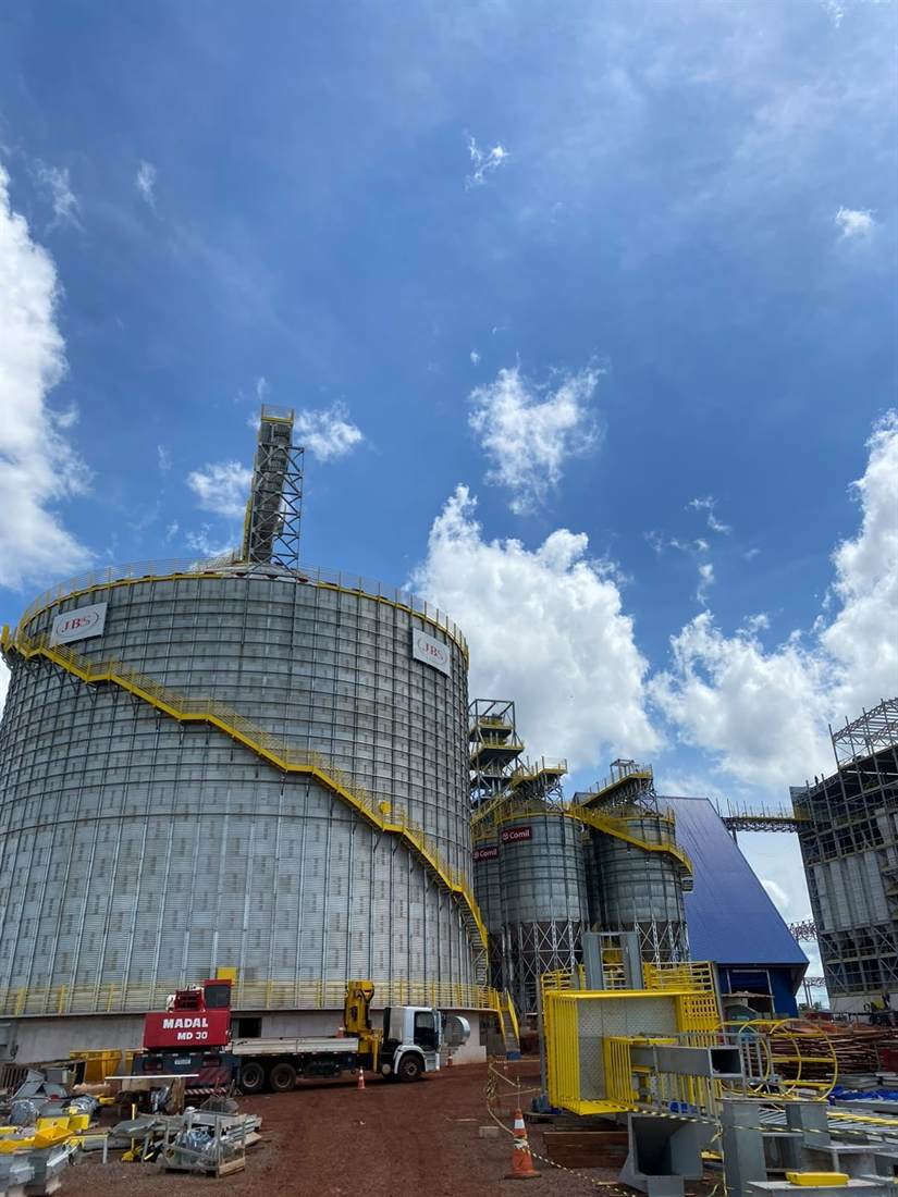 Obra completa — transportadores, DDGS e silos — Inpasa, Luís Eduardo Magalhães/BA — imagem 11