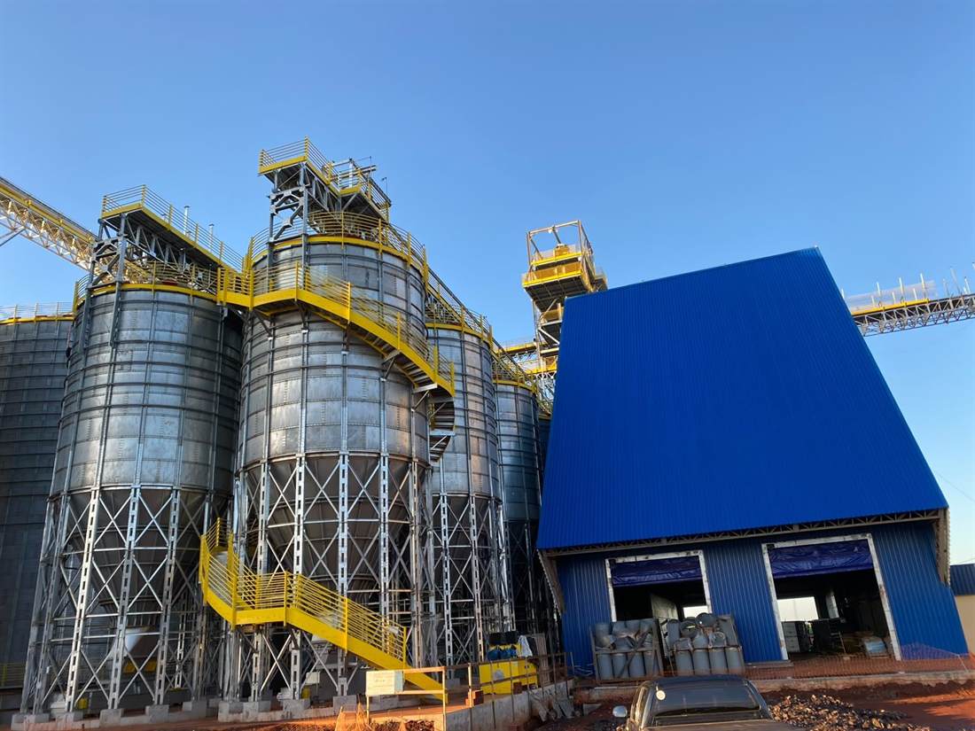 Obra completa — transportadores, DDGS e silos — Inpasa, Luís Eduardo Magalhães/BA — imagem 12